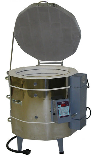 Olympic 2318H "Stackable" Electric Kiln With V6-Cf Electronic Controller : 4.7 Cu. Ft:  Cone 10