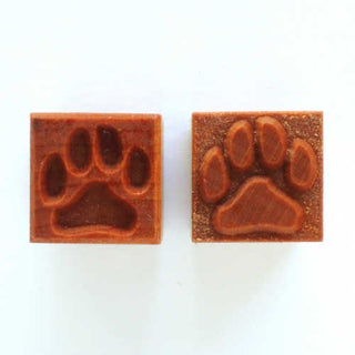 MKM 3CM Medium Square Stamp SSM 144 - Dog Paw Print