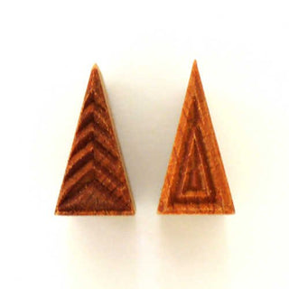 MKM Stamps4Clay - Med tall triangle stamp #2 (double sided)