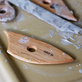 The Hook Wooden Rib - Dirty Girls Pottery Tools