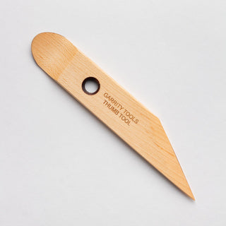 Garrity Tools Wooden Potters Thumb Tool