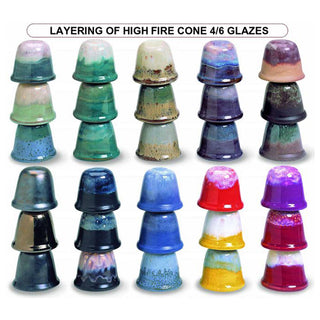 Spectrum Glaze 1100 series Glazes Cone 4-6 (1100 to 1165)