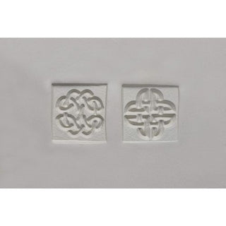 MKM Stamps4Clay - Medium Square #43 (Celtic Knots)