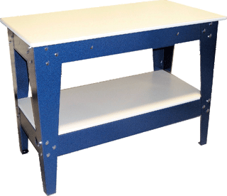 North Star Equipment Ceramic Work Table 50" Long X 24"Wide X 36" High With Shelf