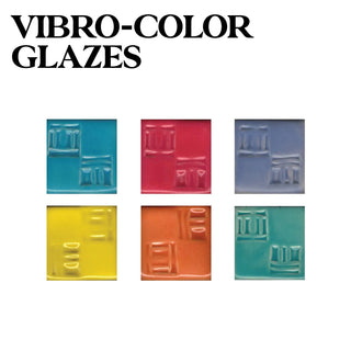 Coyote Clay and Color Vibro-Color Glazes