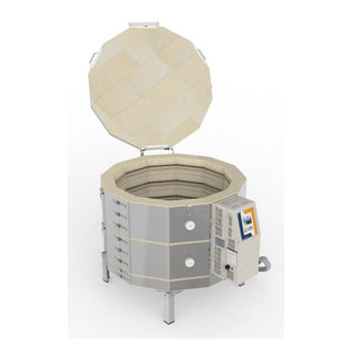 L&L e28S-3 Easy-Fire Kiln Package with Vent, Furniture and Genesis Touchscreen