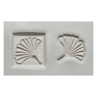 MKM Stamps 4 Clay - Medium Square #107 (Ginkgo Leaf)