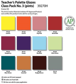 Amaco Teachers Palette Class Pack 3