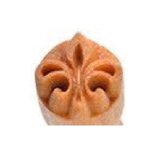 MKM Stamps4Clay SMR (1.0 cm round) 031 Fleur-de-lis