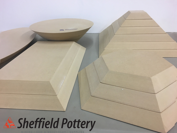 GR Pottery Forms - Rectangle Drape Molds